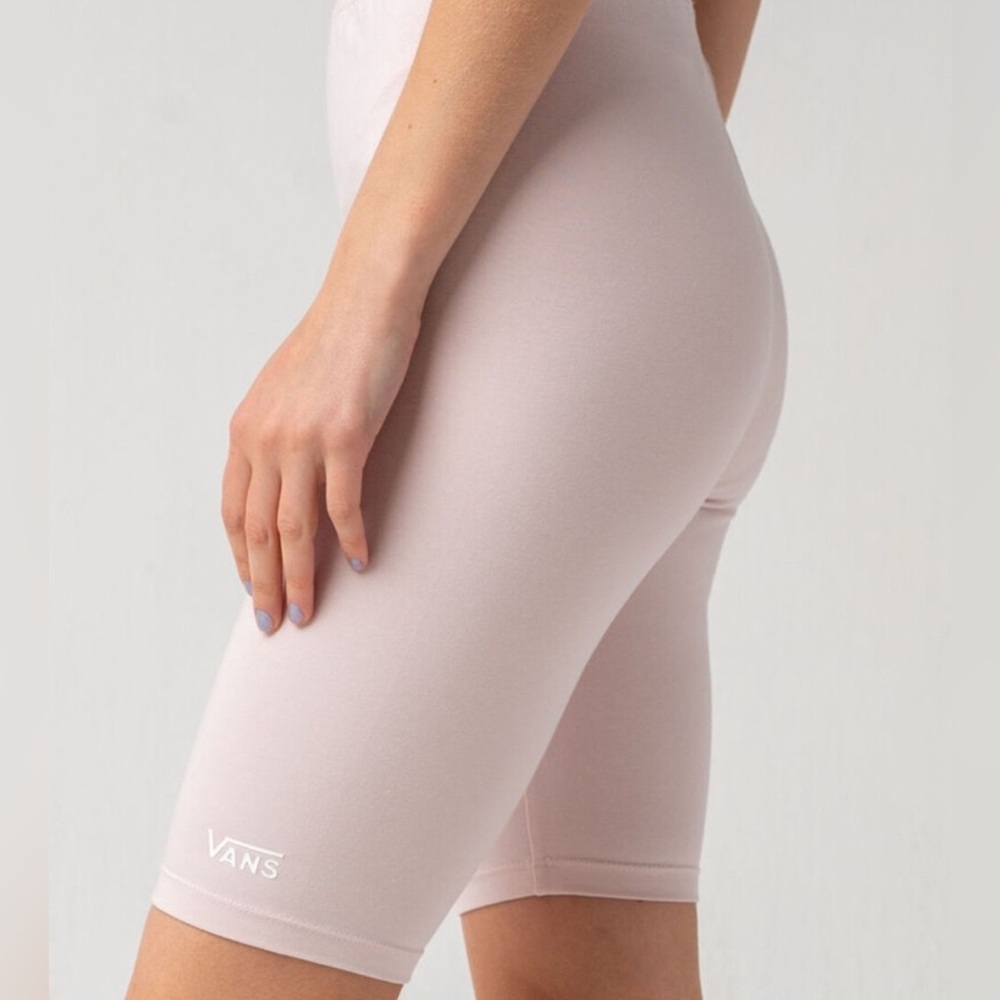 NWT Vans Flying V Biker Shorts Blush Pink